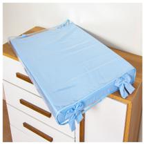 Trocador Bebê Anatômico Cômoda Azul Menino Plástico