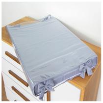 Trocador Bebê Anatômico Cômoda Azul Menino Plástico