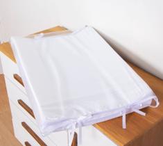 Trocador Bebê Anatômico Cômoda Branco Menina Menino Plástico