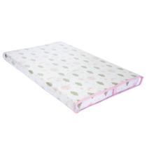 Trocador De Bebê Chuva De Amor Rosa Com Viés Rosa Menina Trocador De Bebê Chuva De Amor Rosa Com Viés Rosa Menina
