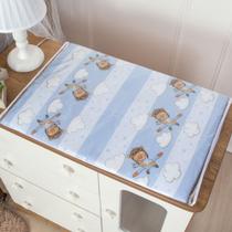 Trocador de Bebê Urso Aviador Azul