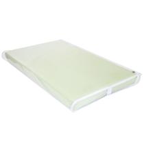Trocador De Bebê Verde Chambrê Com Viés Branco Menino Trocador De Bebê Verde Chambrê Com Viés Branco Menino
