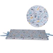 Trocador De Cômoda Bebê Impermeável Com Capa Removível Recém Nascido 100 Algodão