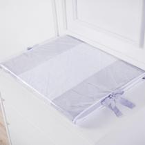 Trocador de Cômoda Fraldas para Bebê na Cor Branco e Cinza