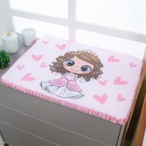 Trocador de Comoda Impermeavel Almofada de Troca Para Bebe Menina
