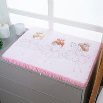Trocador de Comoda para Bebê Menina 65cm x 45cm