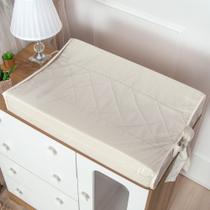 Trocador De Comoda Plastificado Grande Ideal Decoratico Funcional Perola Palha Bebe Maternidade Enxoval Para Quarto Trocador De Comoda Plastificado Grande Ideal Decoratico Funcional Perola Palha Bebe Maternidade Enxoval Para Quarto