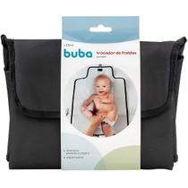 Trocador de Fralda Portátil Bebe Preto Impermeável Buba
