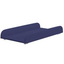 Trocador De Fraldas Almofadado Para Berço P02 Azul Marinho - Lyam Decor Trocador De Fraldas Almofadado Para Berço P02 Azul Marinho - Lyam Decor