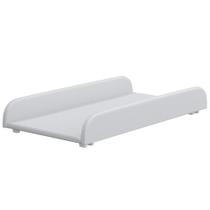 Trocador de Fraldas Almofadado para Berço Sintético Branco - Lyam Decor Trocador de Fraldas Almofadado para Berço Sintético Branco - Lyam Decor