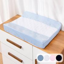 Trocador de Fraldas Anatômico Matelado Impermeável Cômoda Bebê Enxovais