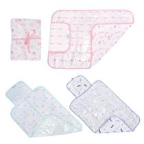 Trocador de Fraldas Bebe Portatil Impermeavel Para Bolsa Maternidade 47x67 Minasrey