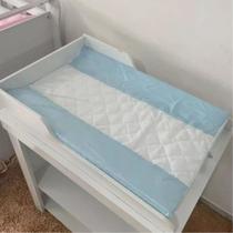 Trocador de Fraldas Cômoda Para Bebê Menina Menino Anatômico Capa Plástica Americano