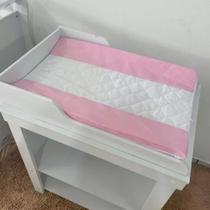 Trocador de Fraldas Cômoda Para Bebê Menina Menino Anatômico Capa Plástica Americano