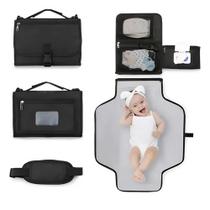 Trocador de Fraldas Portátil De Bebê 3 Em 1 Dobrável Impermeável Fralda