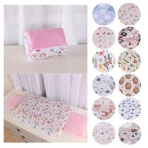 Trocador de Fraldas Portátil Impermeável Cômoda Bebê Menina Menino