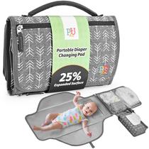 Trocador de fraldas portátil PZU impermeável com bolso para lenços Trocador de fraldas portátil PZU impermeável com bolso para lenços