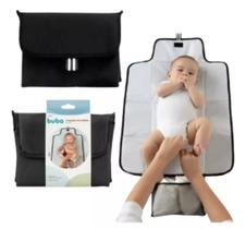 Trocador de Fraldas Portátil, Recém-Nascidos até o Desfralde com Bolso Inteligente para Lenços Kit de troca de viagem à prova d'água - Buba