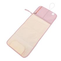 Trocador de fraldas portátil Zerodis Nylon impermeável rosa