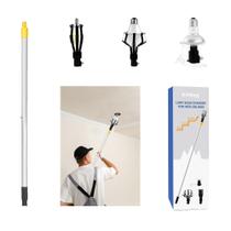 Trocador de lâmpadas Kitliog telescópico para tetos altos 3 adaptadores