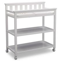 Trocador Delta Children Flat Top Bianca White com Rodas Trocador Delta Children Flat Top Bianca White com Rodas