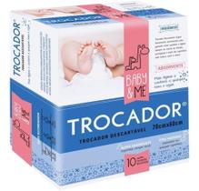 Trocador Descartável Absorvente Baby & Me 10 Unid