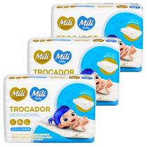 TROCADOR Descartável (Lençol Absorvente) MILI Love & Care 3 Pacotes com 5 unidades TROCADOR Descartável (Lençol Absorvente) MILI Love & Care 3 Pacotes com 5 unidades