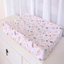 Trocador Impermeável Anatômico Americano de Cômoda Para Troca de Fraldas Bebê - Várias Cores