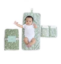 Trocador Pearhead Baby Wipeable Portable Sage Green Trocador Pearhead Baby Wipeable Portable Sage Green