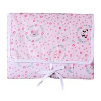 Trocador Porta Fraldas Karinho Portátil Rosa 66x40Cm