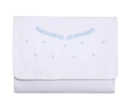 Trocador Porta Fraldas Portátil 66cm X 40cm Azul Papi