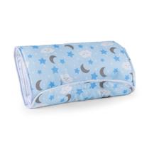 Trocador Portátil Bebê Impermeável Acolchoado - Estampas:Nuvem Azul bb - 047NUAZBB