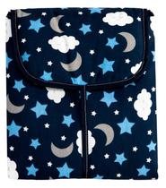 Trocador Portátil C/ Bolsos Internos - Soninho Marinho Trocador Portátil C/ Bolsos Internos - Soninho Marinho