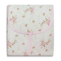 Trocador Portátil com Bolsos Internos Nanna Baby - Floral Rosa