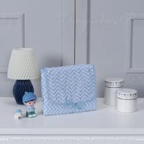 Trocador Portátil de Bebê Impermeável para Viagens Bolsa Maternidade com Porta Fralda e Lenço Umedecidos