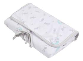 Trocador portátil impermeável acolchoado c/ e sem porta fraldas p/ bebê- papi malhas e karinho