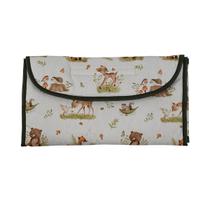 Trocador Portátil Impermeável Dobrável com Bolso Menino Menina Bebê Porta Fralda Lenço Umedecido Pomada