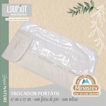 Trocador Portátil Loupiot Nature Bege - 65 cm x 26 cm Trocador Portátil Loupiot Nature Bege - 65 cm x 26 cm