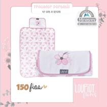 Trocador Portátil Loupiot Temas REF5241 Rosa