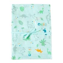 Trocador Portátil Papi Impermeável 75x45cm Dinossauro Azul