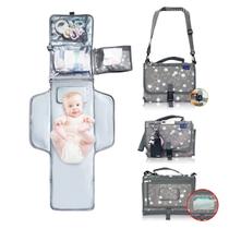 Trocador portátil SPEENSUN à prova d'água com bolso para toalhetes Trocador portátil SPEENSUN à prova d'água com bolso para toalhetes