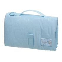Trocador Portátil Tigor T. Tigre Azul Bebê Menino Matelassê Cor:Azul Trocador Portátil Tigor T. Tigre Azul Bebê Menino Matelassê Cor:Azul