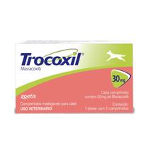 Trocoxil 30 mg anti inflamatorio cachorro 2 comprimidos