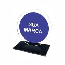 Troféu Acrílico Redondo Sem Personalização 15Cm 3Mm 1 Unid. - Oc Shop