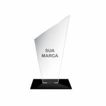Troféu Acrílico Sem Personalização Liso 15cm Trapézio 20 Und Troféu Acrílico Sem Personalização Liso 15cm Trapézio 20 Und
