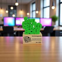 Troféu "Adicione qualquer texto aqui"