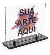 Troféu de Acrílico Personalizado - Placa de Homenagem 20x10 cm em Cor Cristal - Acrílico Store Troféu de Acrílico Personalizado - Placa de Homenagem 20x10 cm em Cor Cristal - Acrílico Store