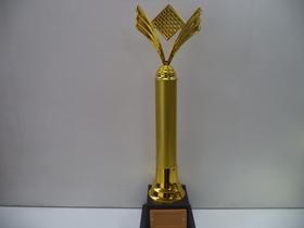 Troféu de jogo de dama (44 cm). Troféu de jogo de dama (44 cm).