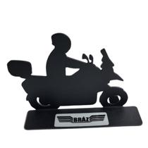 Troféu de Moto Big Trail Enfeite Decorativo Escritório Bráz