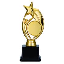 Troféu de prêmio AKDsteel Shiny Gold Star de 21 cm com adesivo DIY Troféu de prêmio AKDsteel Shiny Gold Star de 21 cm com adesivo DIY
